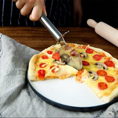 Stainless Steel Pizza Single Wheel Cut Tools Diameter 6.5CM Household Pizza Knife Cake Tools Wheel Use For Waffle Cookies
