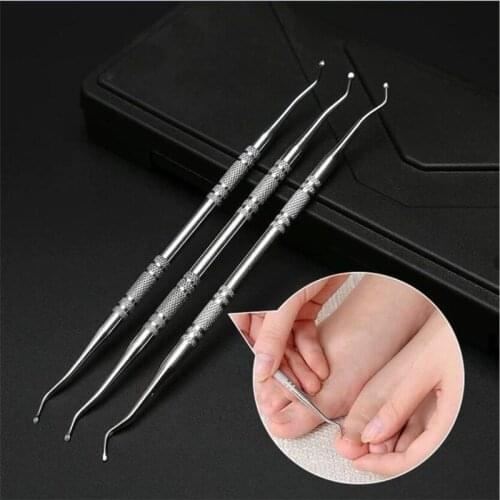 1pc Professional Ingrown Toe Nail Correction Lifter File Clean Installation Tool Pedicure Foot Nail Care Hook Toenails Dropships