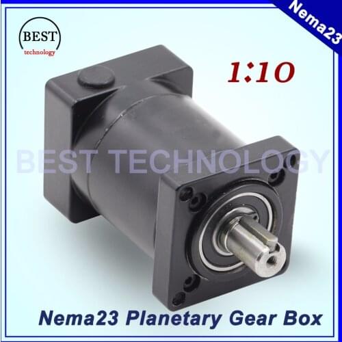 Nema23 Motor Planetary Reduction Ratio 1:10 planet gearbox 57mm motor speed reducer Nema 23 Planetary Gear high quality