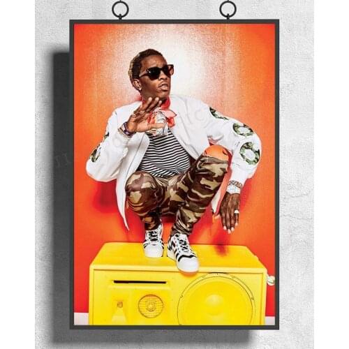 H404 Silk Poster Home Decoration Young Thug Rapper Singer Songwriter 04 Wall Art Christmas Gift