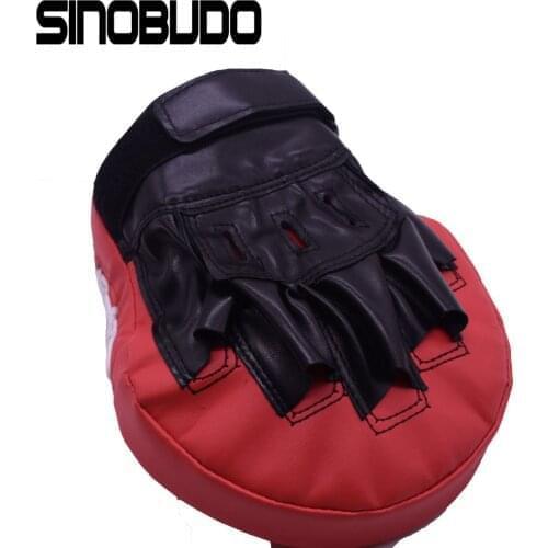 SINOBUDO KickBoxing Pad Punching Bag Foot Training Target Martial Arts Sanda Mitt MMA Sparring Muay Thai Boxing Training Gear