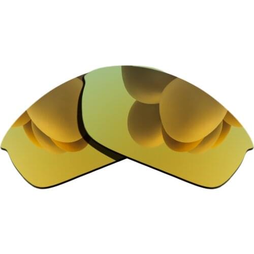 Polarized Sunglasses Replacement Lenses for-Flak Jacket Frame - Yellow Golden