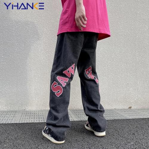 YIHANKE Loose Jeans For Men