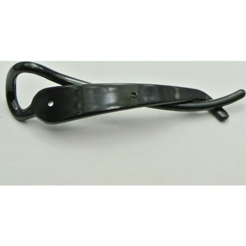 10 Black Plastic Twisted Banana Clips Hair Claw Ponytail Holder 105mm for DIY Craft