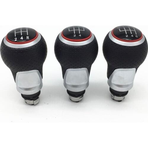 12mm Gear Shift Knob Lever Stick For Audi A4 B6 B7 B8 A6 S4 8K A5 8T Q5 8R S Line Ibiza 6J Seat Leon Mk1 Passat Golf 4 5 6 MK4