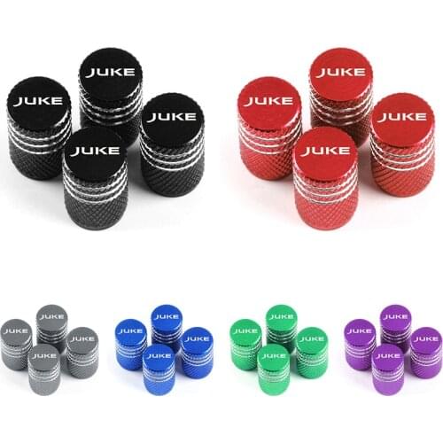4Pcs/Set Car Auto Wheel Tyre Tire Stem Air Valve Caps Dust Covers For Nissan JUKE accessories