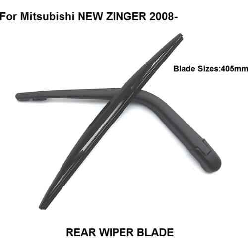 Car wiper blades Car Accessories Rear Wiper Arm with Blade Set for MITSUBISHI New Zinger 2008+ , Length of blade 405mm New