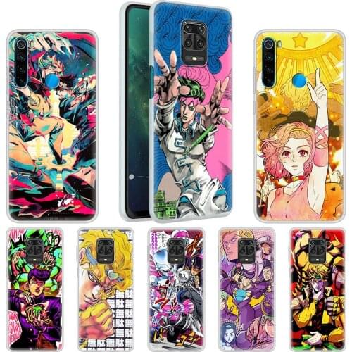 Fundas For Xiaomi Redmi Note 9S 8 9 8T 9T 9A 9C Case Translucent Phone Cover K30 Pro 7 8A 7A 6 JoJos Bizarre Jotaro Kujo Joseph