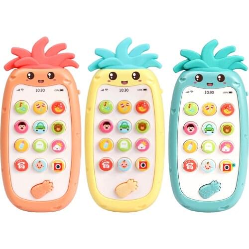 Baby Kids Learning Mobile Phone Toy Musical Sound Playing Early Educational Toy
