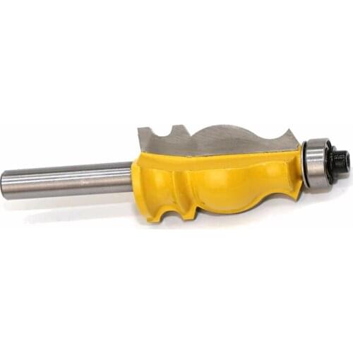 8mm Shank Molding Router Bit Line Face Cutter for Wood Architectural Cemented Carbide Milling Cutter Woodworking Tools MC02045