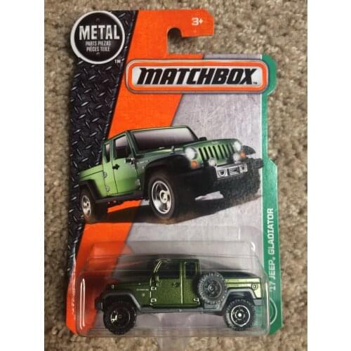 Matchbox 1:64 17 Jeep gladiator NO.92 Collect Metal die-casting car model boy toys
