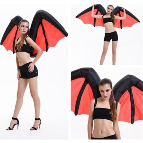 Inflatable Costume Demon Devil Wings Adult Halloween Party Deco Props Cosplay Inflatable Bat Costume Fancy Dress