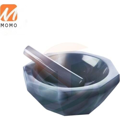 Natural Agate Mortar And Pestle For Laboratory