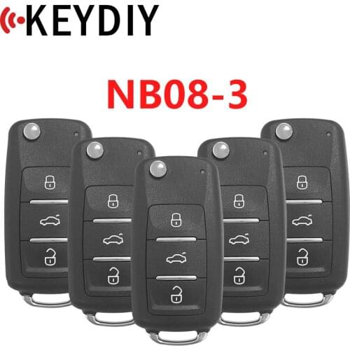 KEYDIY (5pcs/lot)NB08 Universal Multi-functional KD Remote 3 Button NB Series Key For KD900 URG200 Remote Master