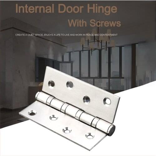 1pair Stainless Steel Hinges Door Hinges with Screws for Window Cabinet Jewelry Box Door Connector Accessories
