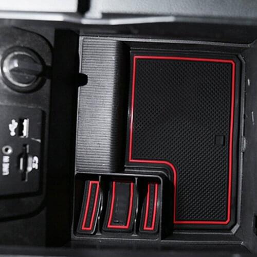 Full Set Car Coasters Water Cup Trough Door Trough Armrest Box Decoration for 2015-2020 Ford Mustang Accessories