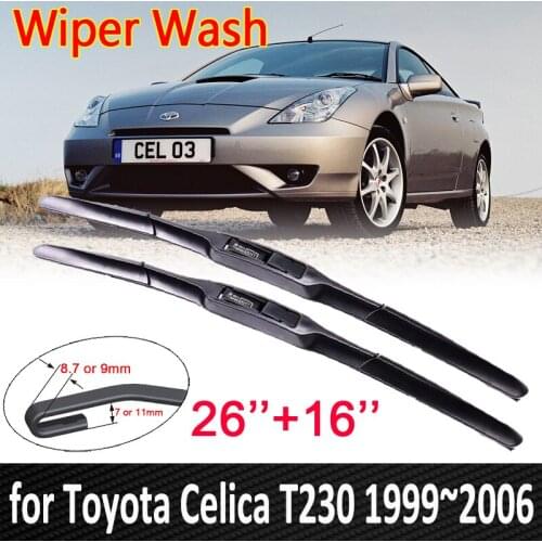 For Toyota Celica T230 1999~2006 Windscreen Windshield Wipers Car Wiper Blade Car Accessories 2000 2001 2002 2003 2004 2005