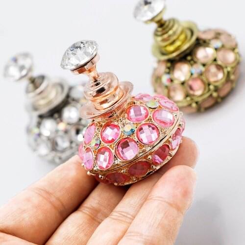 1Pc Senior Retro Magnetic Display Stand For Nail Art decoration Training tool Shiny crystal Removable Alloy Manicure Holders