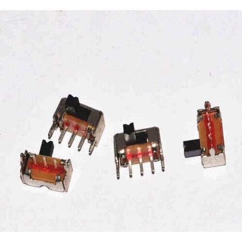 100PCS/Lot SK12D07 SK12D07VG3 Toggle Switch 1P2T 3PIN Miniature Side Slide Switch