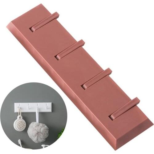 4 In 1 Jewelry Display Organizer Adhesive Paste Wall Hanging Storage Jewelry Hooks Earring Ring Necklace Hanger Holder Stand