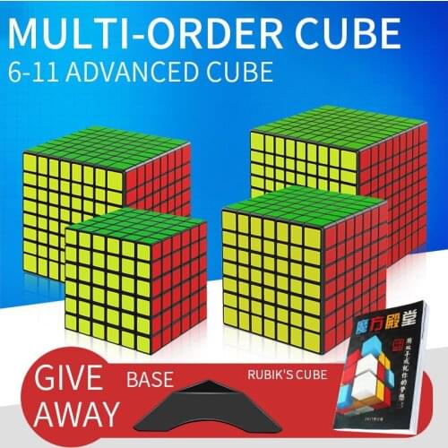 6x6x6 Speed Magic Cube Beginner Game Professional 8x8x8 Magnetic Cube Education Toy for Children Gift Toy кубик рубика