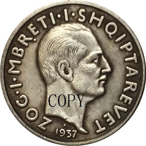 Albania 1937 COINS COPY