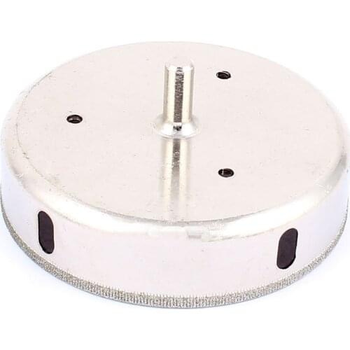 CNIM Hot 120mm Diamond Coated Hole Saw Drill Bits Glass Tile Marble,Silver ,Metal&Diamond Particles