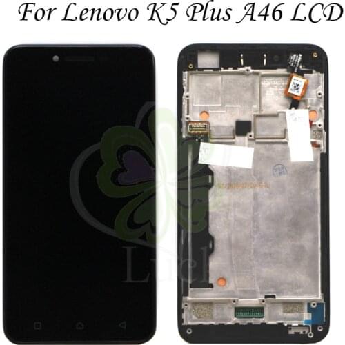 For Lenovo K5 Plus LCD Display + Touch Screen Digitizer Assembly with frame For Lenovo vibe k5 plus A6020a46 phone Replacement