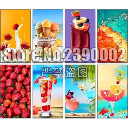 Fruit pictures 5d Diy Diamond Painting Cross Stitch Diamond Embroidery Mosaic Full Rhinestone Gifts Handmade Craft Wall Stickers
