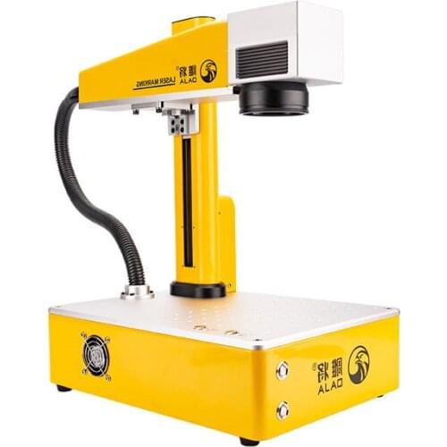 Mini Portable Metal Laser Engraving Machine 10W Fiber Laser Engraver for Jewelry Handmade DIY