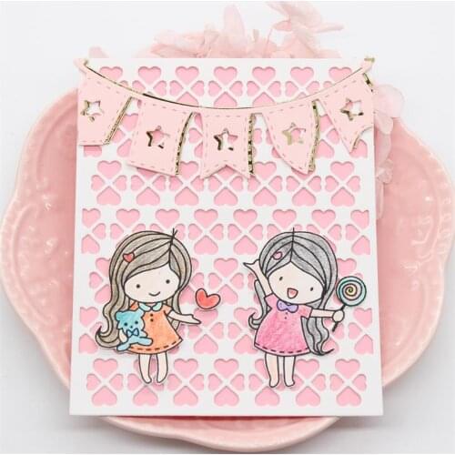 Heart Frame Metal Cutting Dies Stencils for DIY Scrapbooking/photo album Decorative Embossing DIY Paper Cards