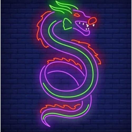 Neon Sign For the Dragon China Culture Recreational shop Business Room Decor New Year Gifts advertise Handmade art design light