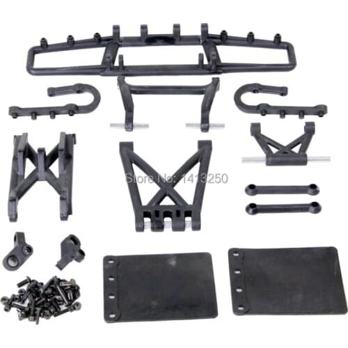 Plastic rear bumper kits for 1/5 hpi rovan km baja 5sc rc car parts