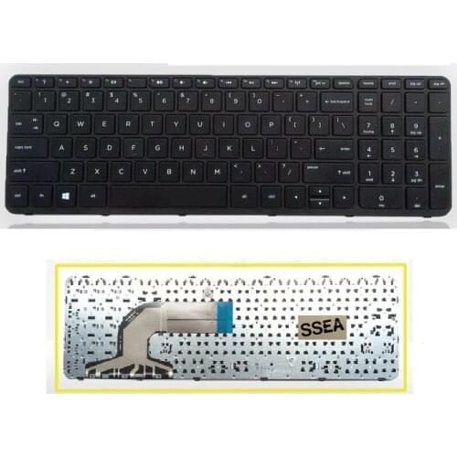 SSEA New Laptop US Keyboard For HP 250 G2 G3 255 G2 G3 256 G2 G3 black Keyboard