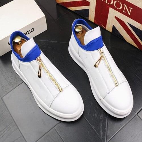 NEW and American thick bottom small white shoe Korea edition contracted vogue lazy person is recreational joker board shoe b51