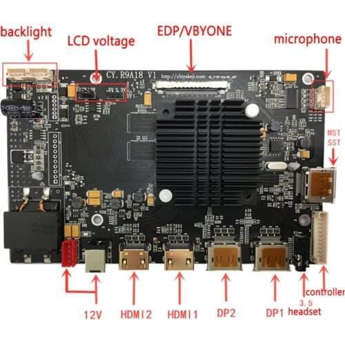5K universal hd driver board HDR Freesync edp VBO 60hz LCD driver board can be driven LM270QQ1 LM270QQ2 M270QAN02.3 LCD screen