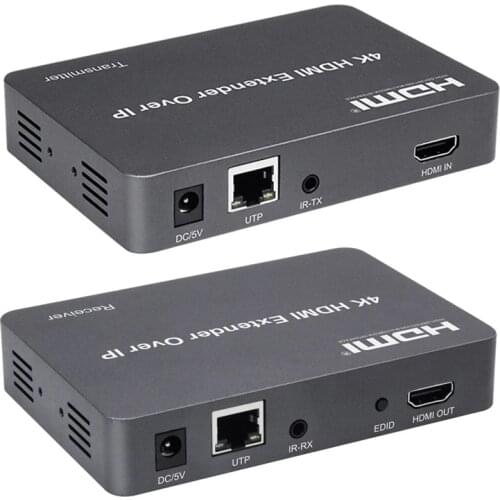 4K 30Hz 150M HDMI KVM Extender RJ45 IP Network KVM Over IP Extender By Cat5/5e Cat6 1080P HDMI KVM Extender TX By UTP/STP Ports