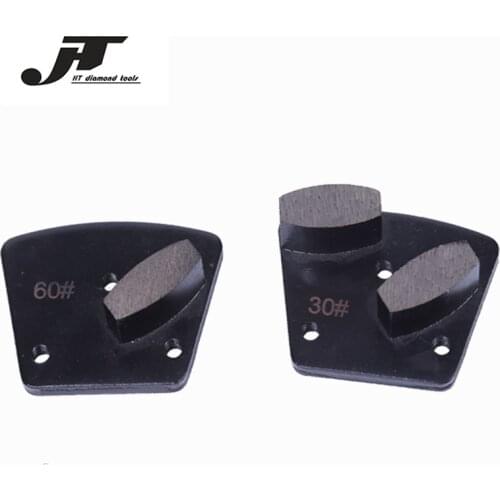 Abrasive Tapezoid Metal Bond Sase Diamond Floor Concrete Grinding Pads For Terrazzo 9PCS Free Shipping