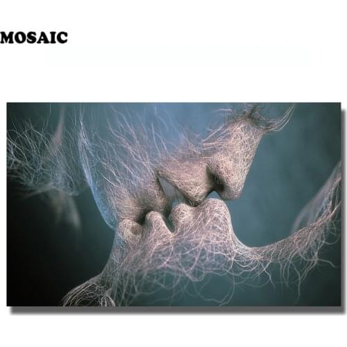 DIY diamond painting Face to Face Love Wall Pictures for Bedroom Decorative Pictures Home Decor Diamond Embroidery mosaic crafts