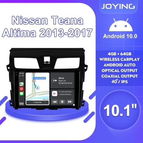 10 Inch Car Radio 2din Multimedia Android 10 Head Unit 4GB 64GB HD 1280*800 Autoradio Carplay For Nissan Altima Teana 2013 2017