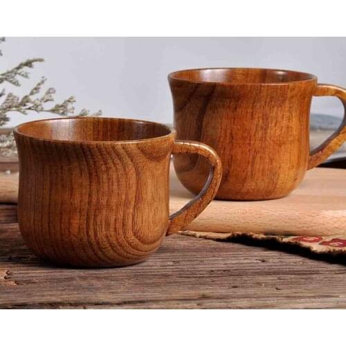 Bamboo Cups Primitive Drinking Cup Coffee Beer Drinkware Tea Cup Travel Teaware Cup Water Bottle Home Handmade Wooden Cup Gifts