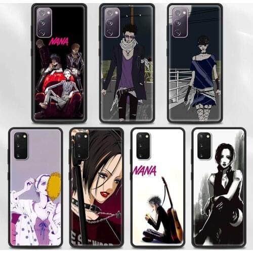Anime Nana Phone Case For Samsung S21 S20 Ultra S10 Plus Lite S20FE 5G S10e S9 S8 Black TPU Cover Shell Capa Fundas