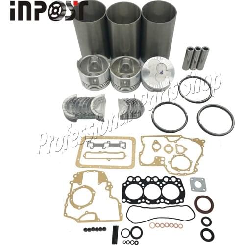 For Mitsubishi L3E-61SDH L3E Engine Overhaul Rebuild Repair Kit Parts Volvo EC15