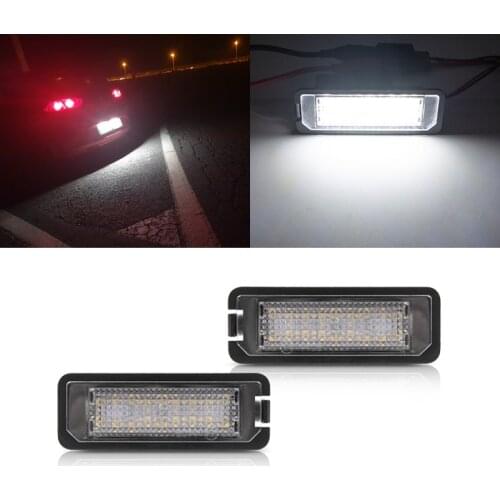 For Porsche 987 997 911 997T 9PA 9PA1 Carrera GT Cayenne 958 Canbus Error Free White SMD Led Number License Plate Lights