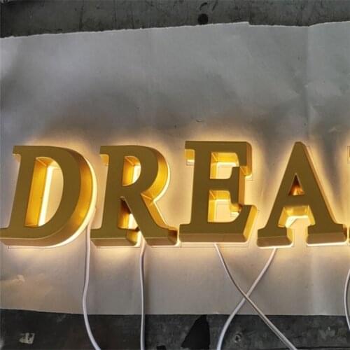 Factory Outlet 3D acrylic illuminated indoor advertising signs, double sided lighted acrylic logo