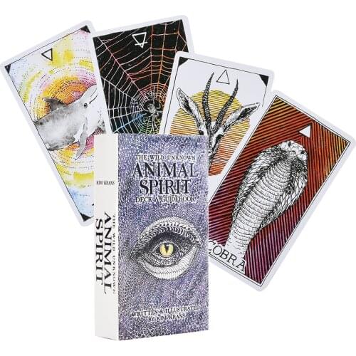 Animal Spirit Tarot Board Game Toys Oracle Rider Waite Divination Prophet Prophecy Card Poker Gift Prediction Oracle