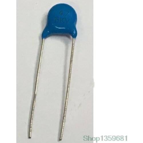 NEW Blue high-pressure ceramics capacitors 47PF 6KV 6000V