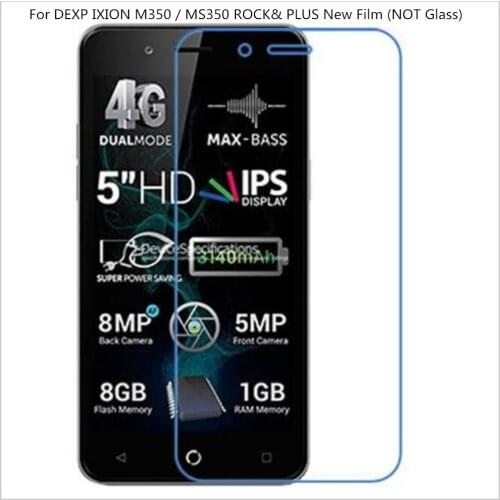 Nano Explosion-proof Soft Screen Protector for DEXP IXION M350 / MS350 ROCK& PLUS New Film (NOT Glass)