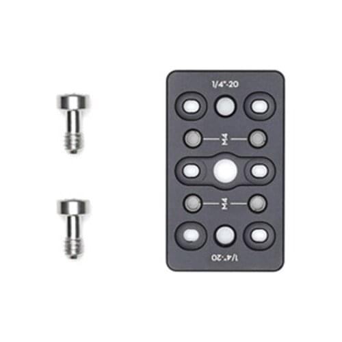 Ronin-S Cheese Plate Equipped with 1/4"-20 tapped holes, allowing you to mount a GPS module or the Pro Wireless Receiver