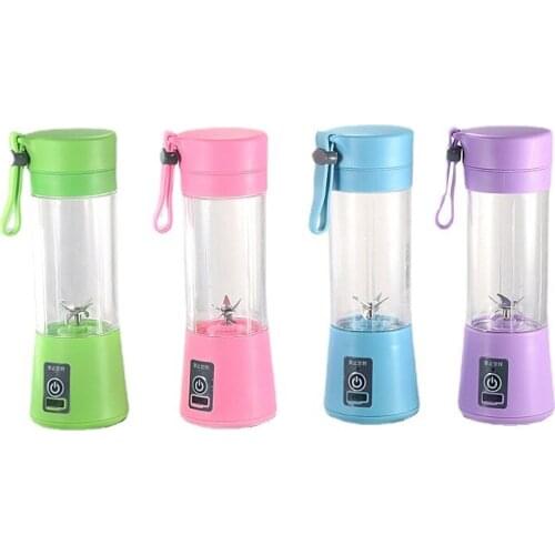 4 and 6 sharper portable refillable slide usb 380 ml automatic mini portable squeezer small automatic vegetable fruit house